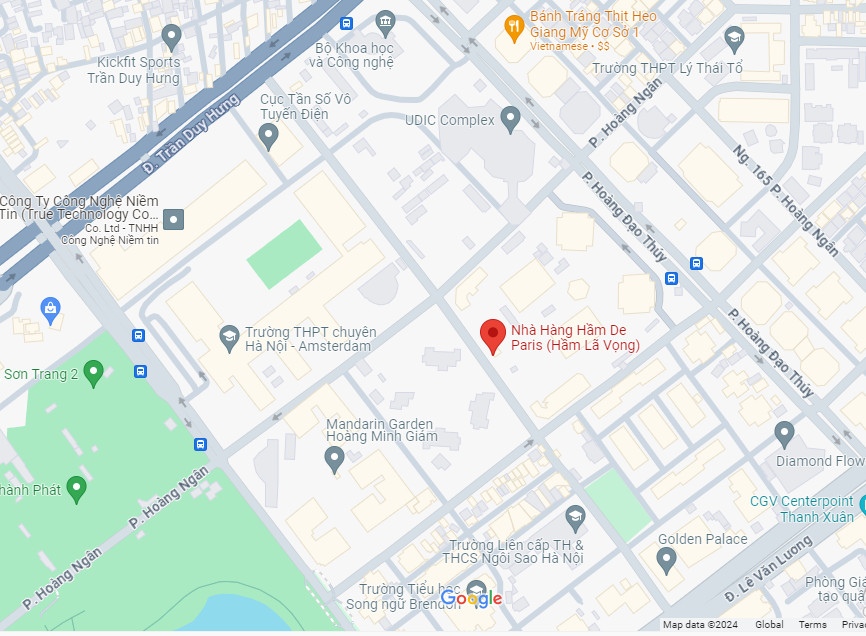 nhà hàng lã vọng trần duy hưng